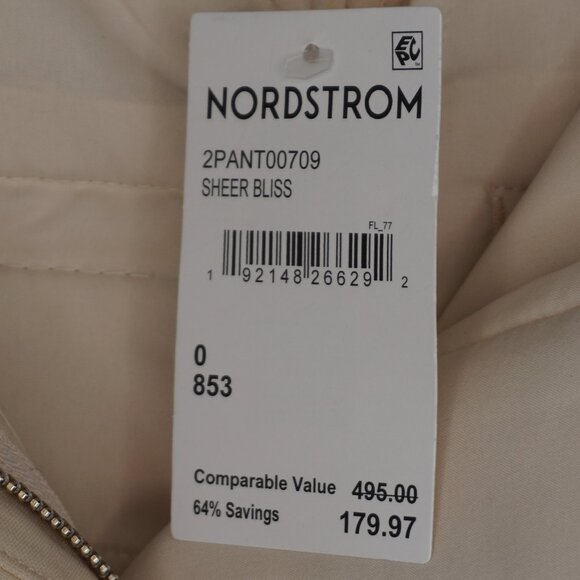 A.L.C. Kennedy Flat Front Pants in Sheer Bliss Tan size 0 NWT $495 - Picture 15 of 15